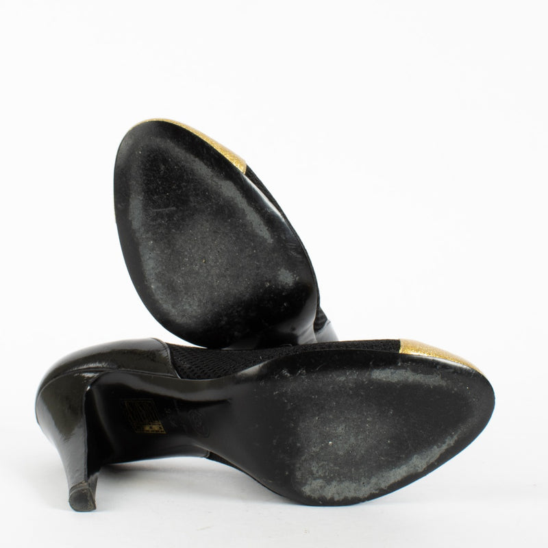 Authentic second-hand Chanel Black Mesh Pumps -Size 39 1/2 on labellov.com