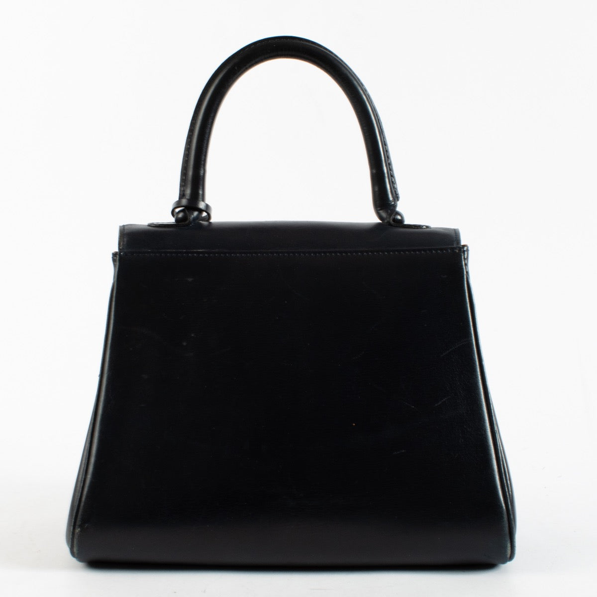 Delvaux Vintage Blauw Gestreepte Brillant PM