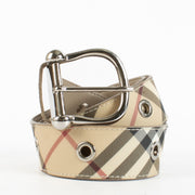 Authentic pre-loved Burberry Monogram Belt - Size 100 on Labellov.com