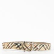 Authentic pre-loved Burberry Monogram Belt - Size 100 on Labellov.com
