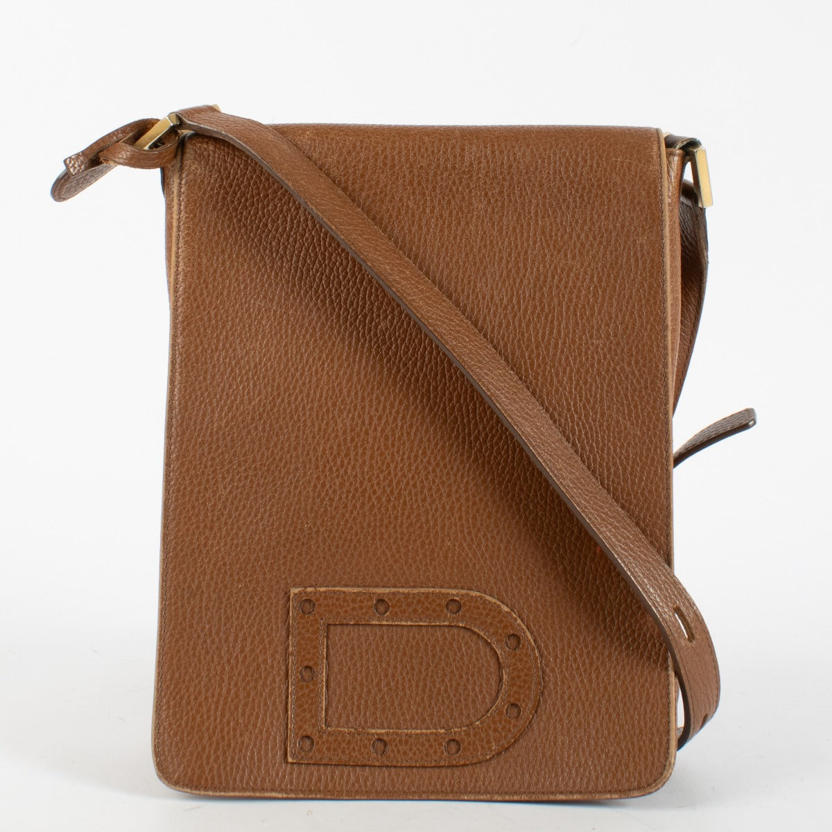 Authentic preloved Delvaux Brown Louise Baudrier Bag on Labellov.com