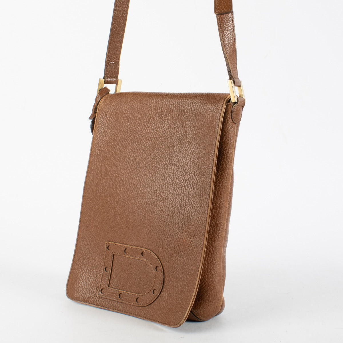 Authentic preloved Delvaux Brown Louise Baudrier Bag on Labellov.com