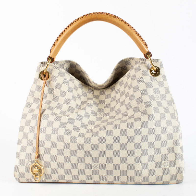 Authentic pre-loved Louis Vuitton Damier Azur Artsy MM on Labellov.com