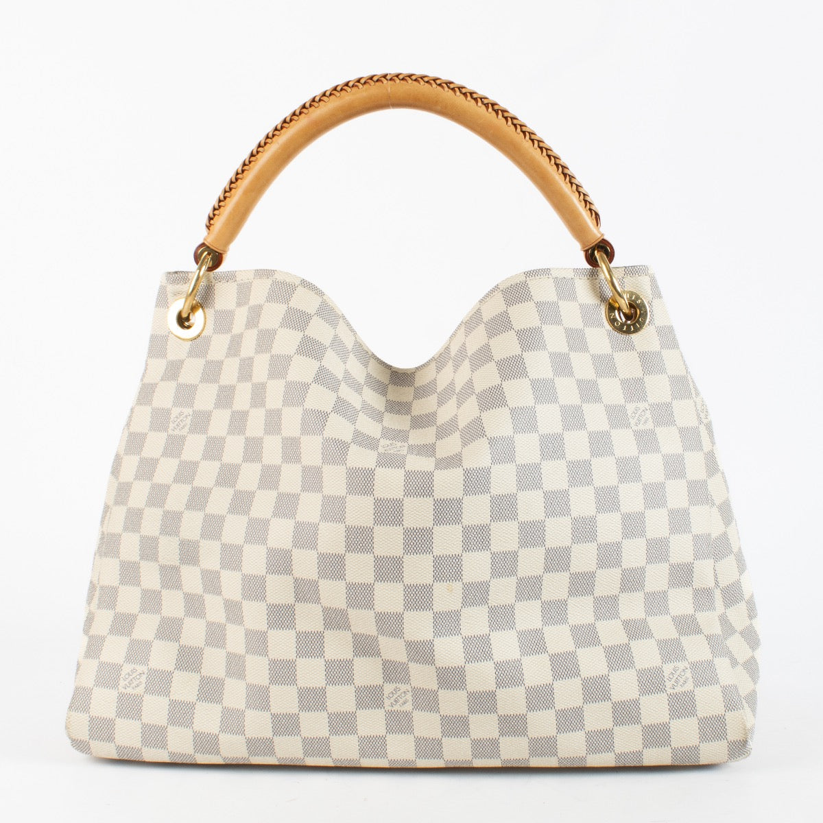 Authentic pre-loved Louis Vuitton Damier Azur Artsy MM on Labellov.com
