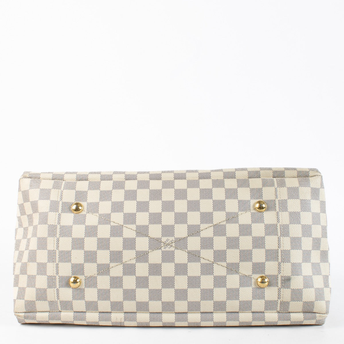 Authentic pre-loved Louis Vuitton Damier Azur Artsy MM on Labellov.com