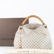 Authentic pre-loved Louis Vuitton Damier Azur Artsy MM on Labellov.com