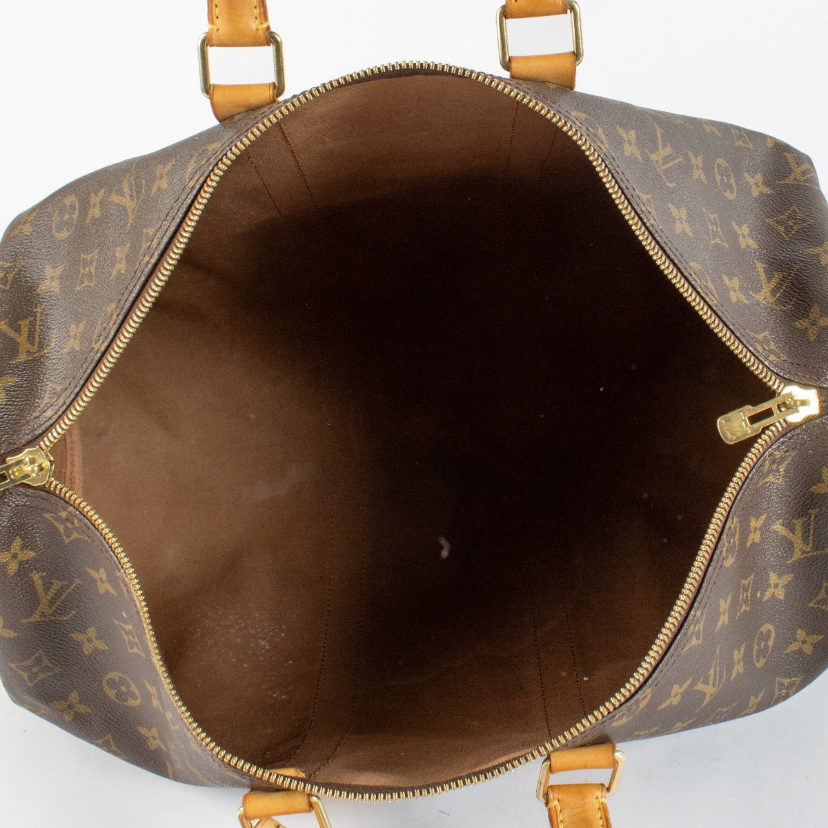 Authentic Second Hand Louis Vuitton Monogram Keepall Bandoulière 45 on Labellov.com