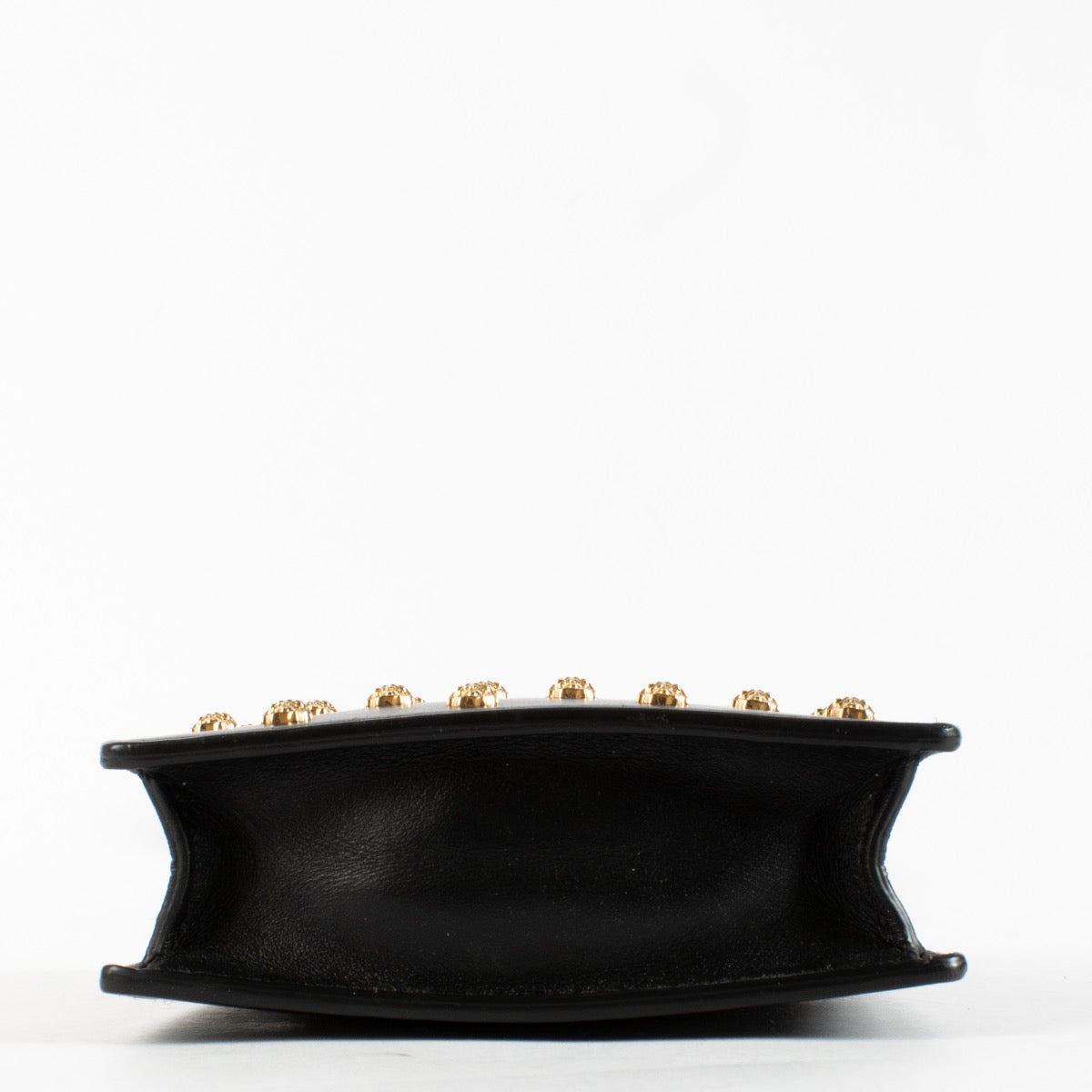Authentic Second Hand Versace Black Medusa Studded Mini Bag on Labellov.com