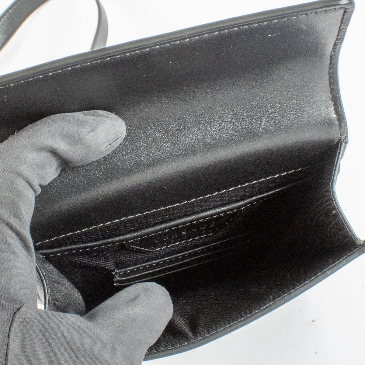 Authentic Second Hand Versace Black Medusa Studded Mini Bag on Labellov.com