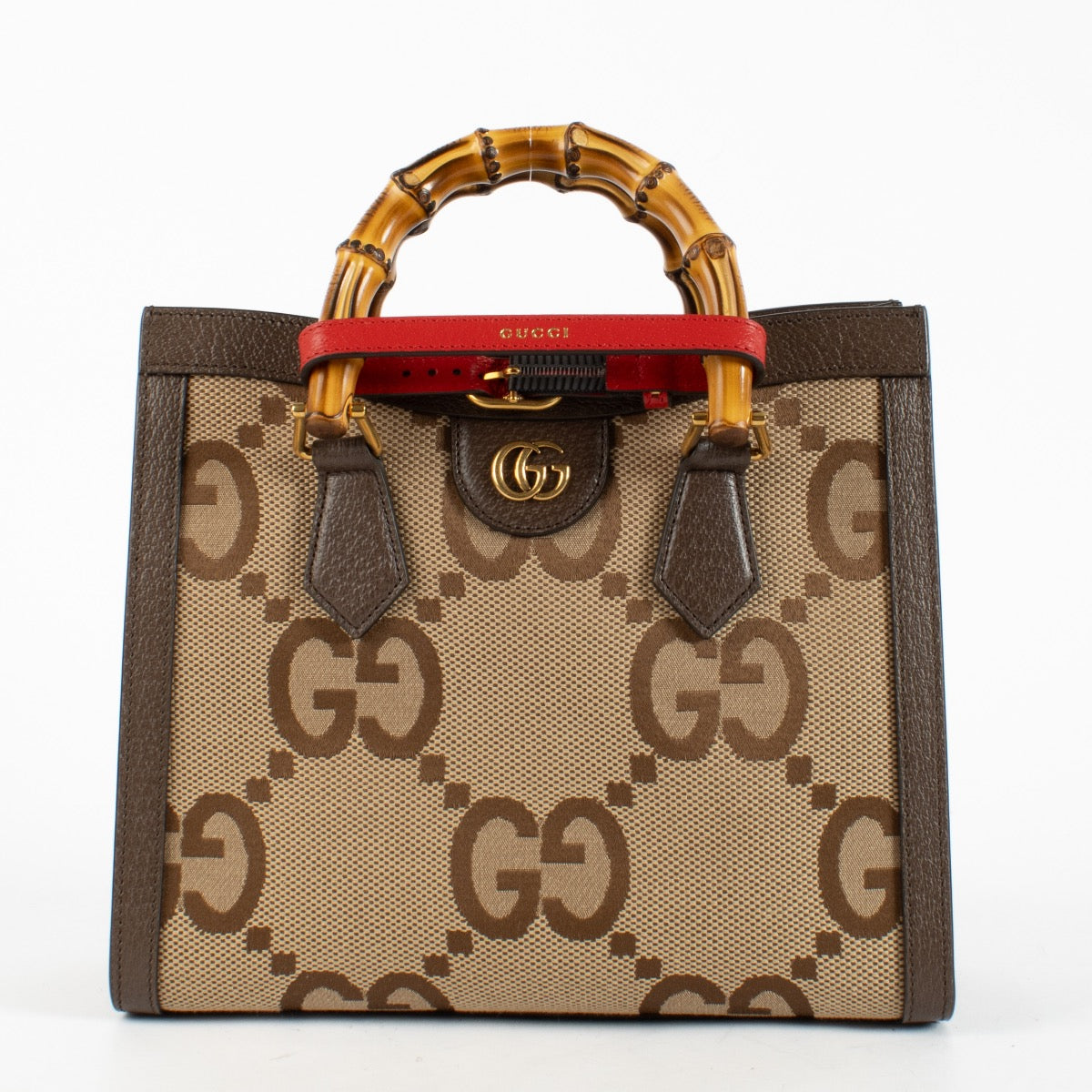 Gucci Jumbo GG Canvas Diana Medium Bag