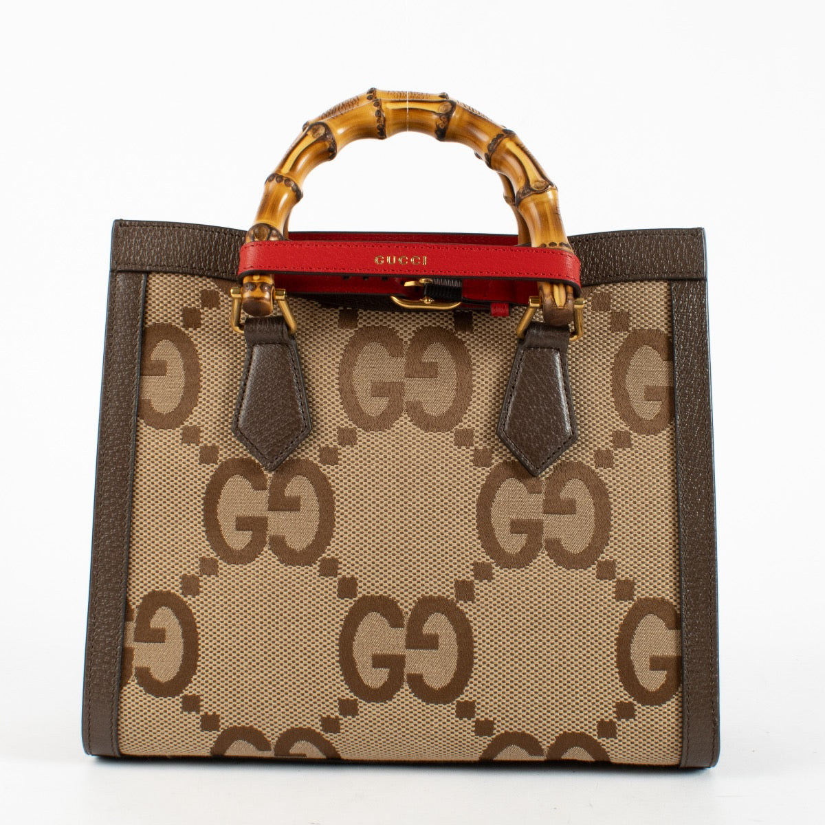 Gucci Jumbo GG Canvas Diana Medium Bag
