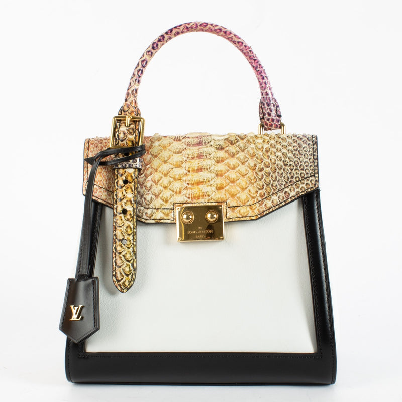 Louis Vuitton Python Arch PM Bag in multicolour python and smooth leather at Labellov.com
