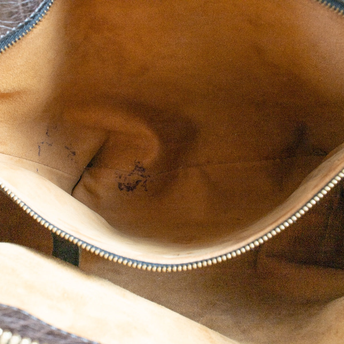 Authentic Second Hand Delvaux Palissandre Ostrich Cachette Bag on Labellov.com