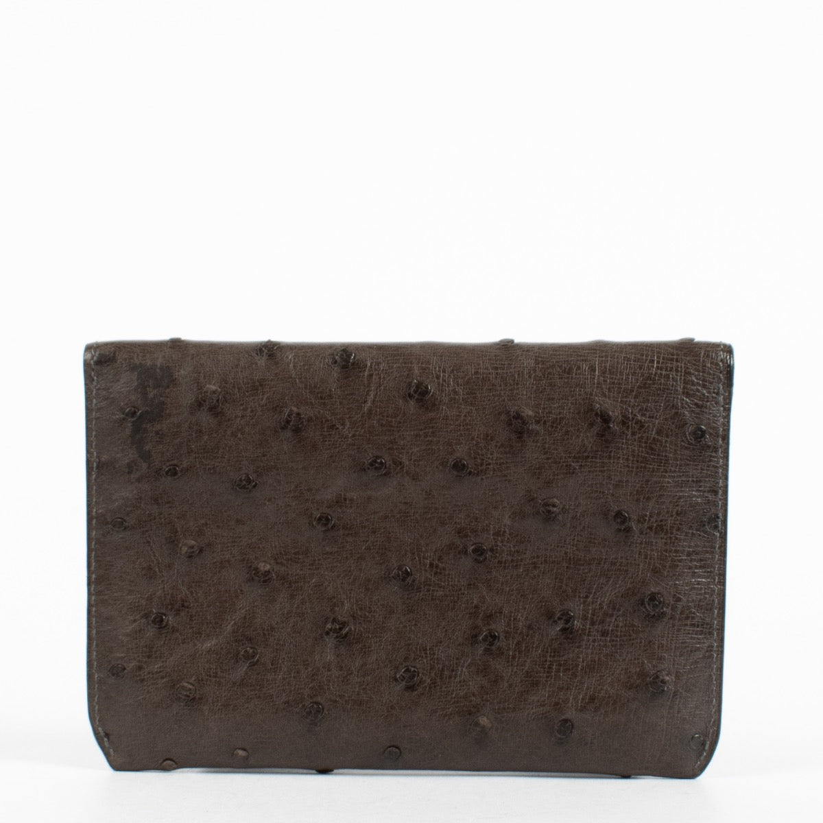 Authentic Preloved Delvaux Palissandre Ostrich Diabolo Card Holder Wallet on Labellov.com