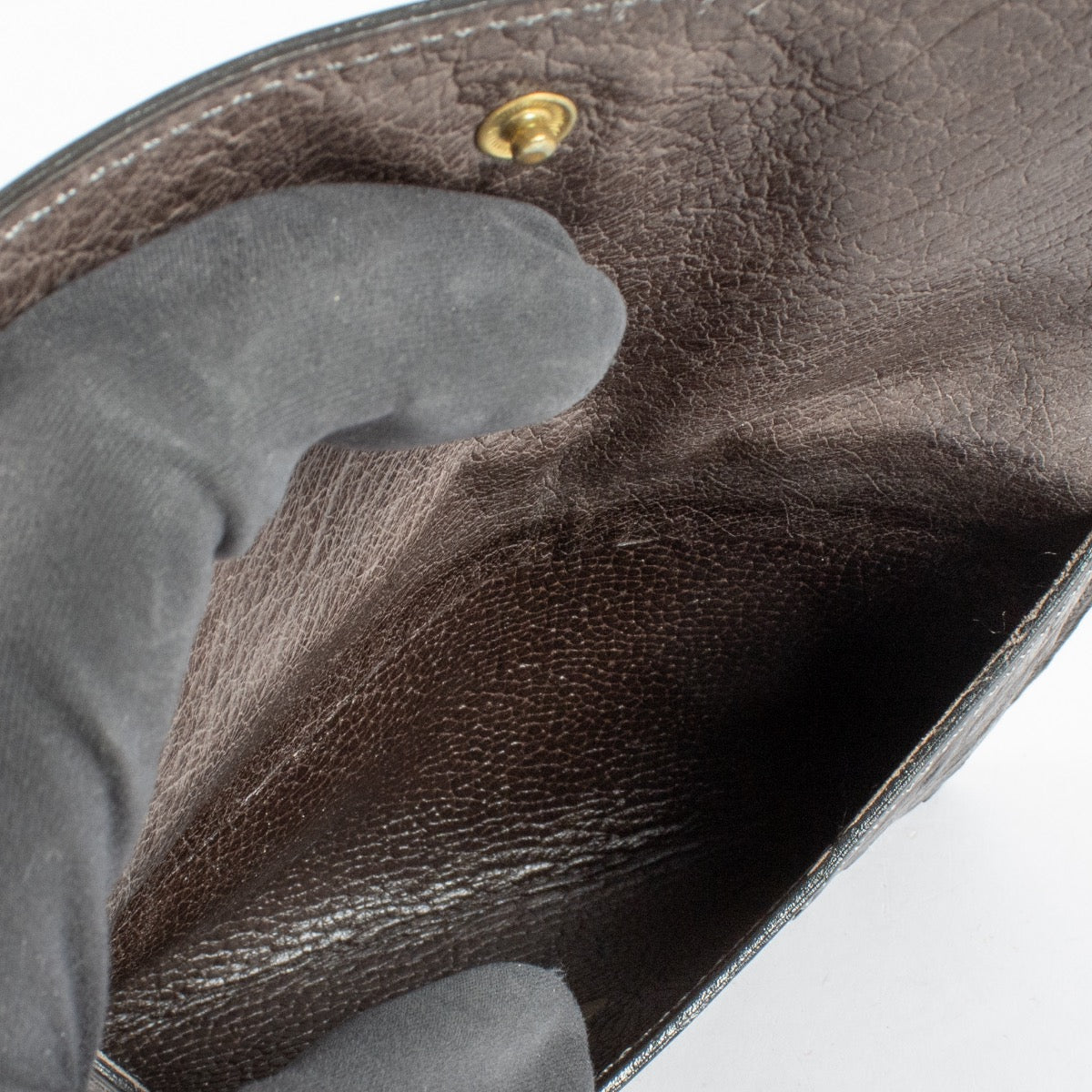 Authentic Preloved Delvaux Palissandre Ostrich Diabolo Card Holder Wallet on Labellov.com