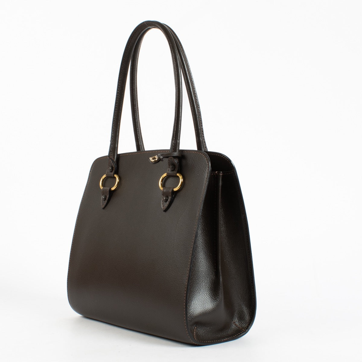 Authentic Second Hand Delvaux Café Jumping Sepia PM Shoulder Bag on Labellov.com