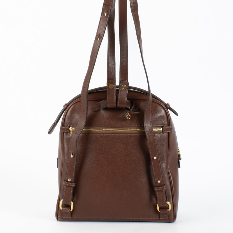 Delvaux Brown Onde Backpack