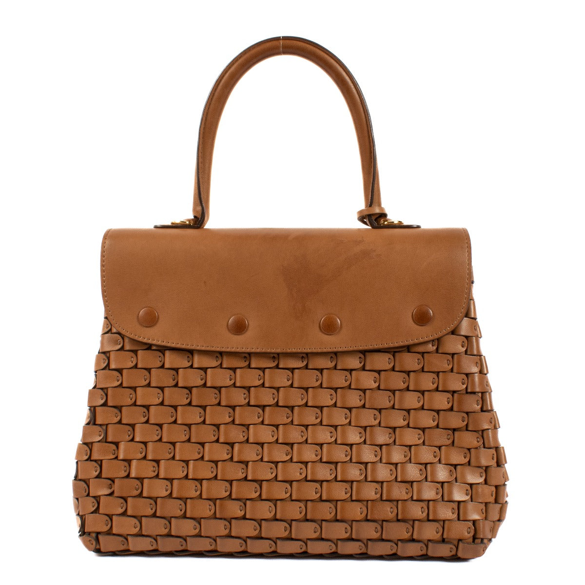 Shop 100% authentic secondhand Delvaux Brown Brillant Arsenal Top Handle on Labellov.com