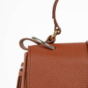 Authentic pre-loved Chloé Sepia Brown Medium Aby Day Lock Shoulder Bag on Labellov.com