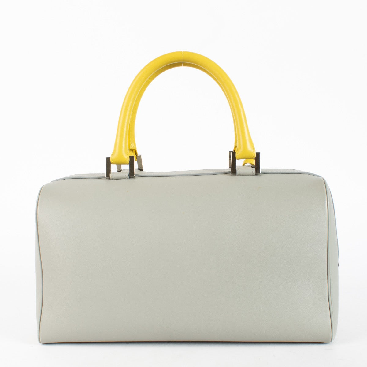 Authentic Second Hand Delvaux Bicolore Allure Louise Boston Bag in very good condition on Labellov.com