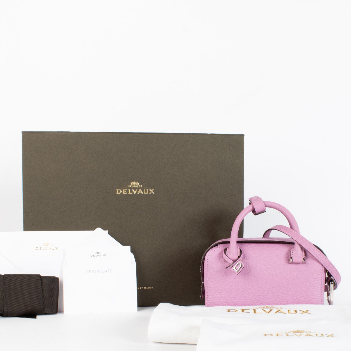 Authentic Second Hand Delvaux Orchid Cool Box Nano on Labellov.com