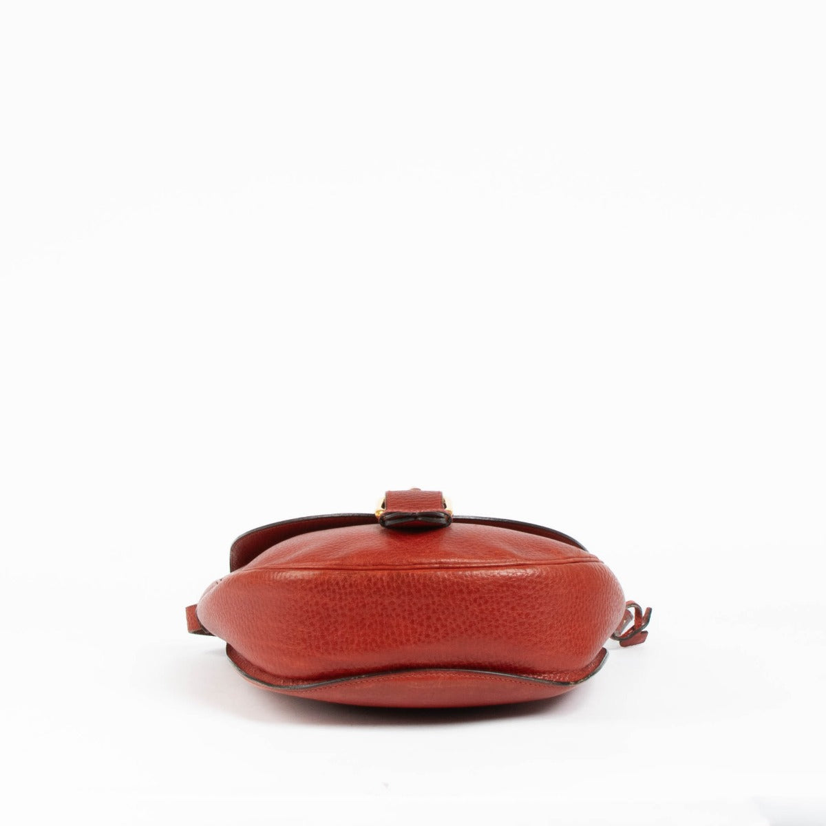 Sac bandoulière vintage Delvaux en cuir rouge