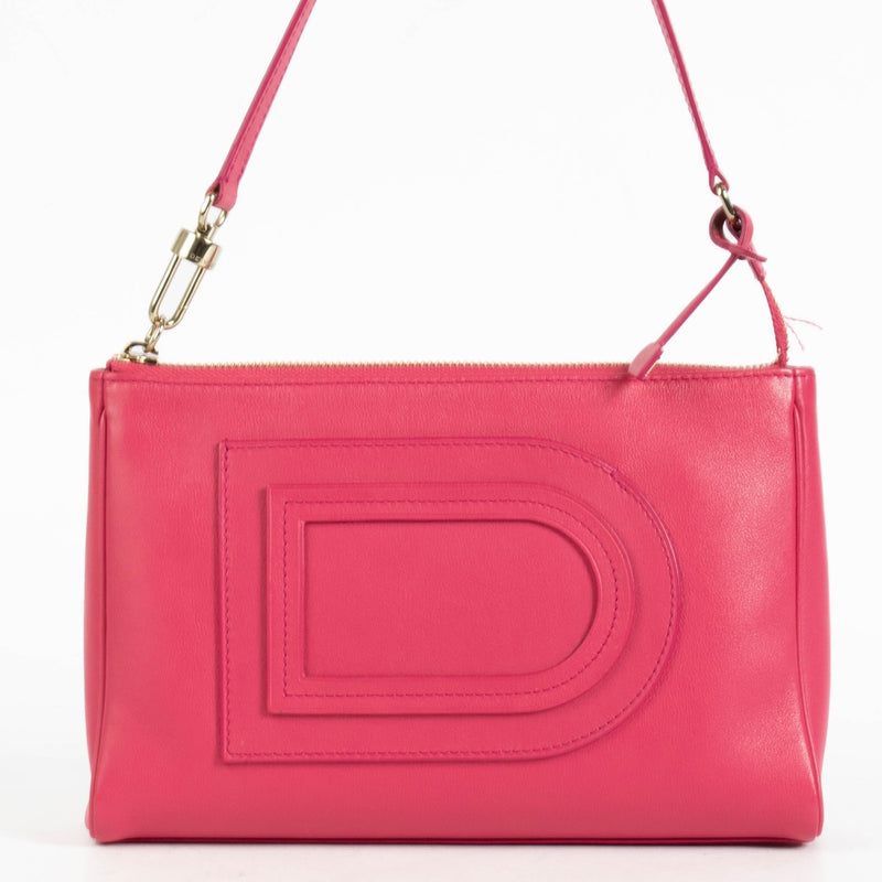 Shop the authentic Delvaux Rose Indien Louise Clutch second hand on Labellov.com