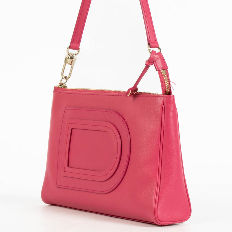 Shop the authentic Delvaux Rose Indien Louise Clutch second hand on Labellov.com