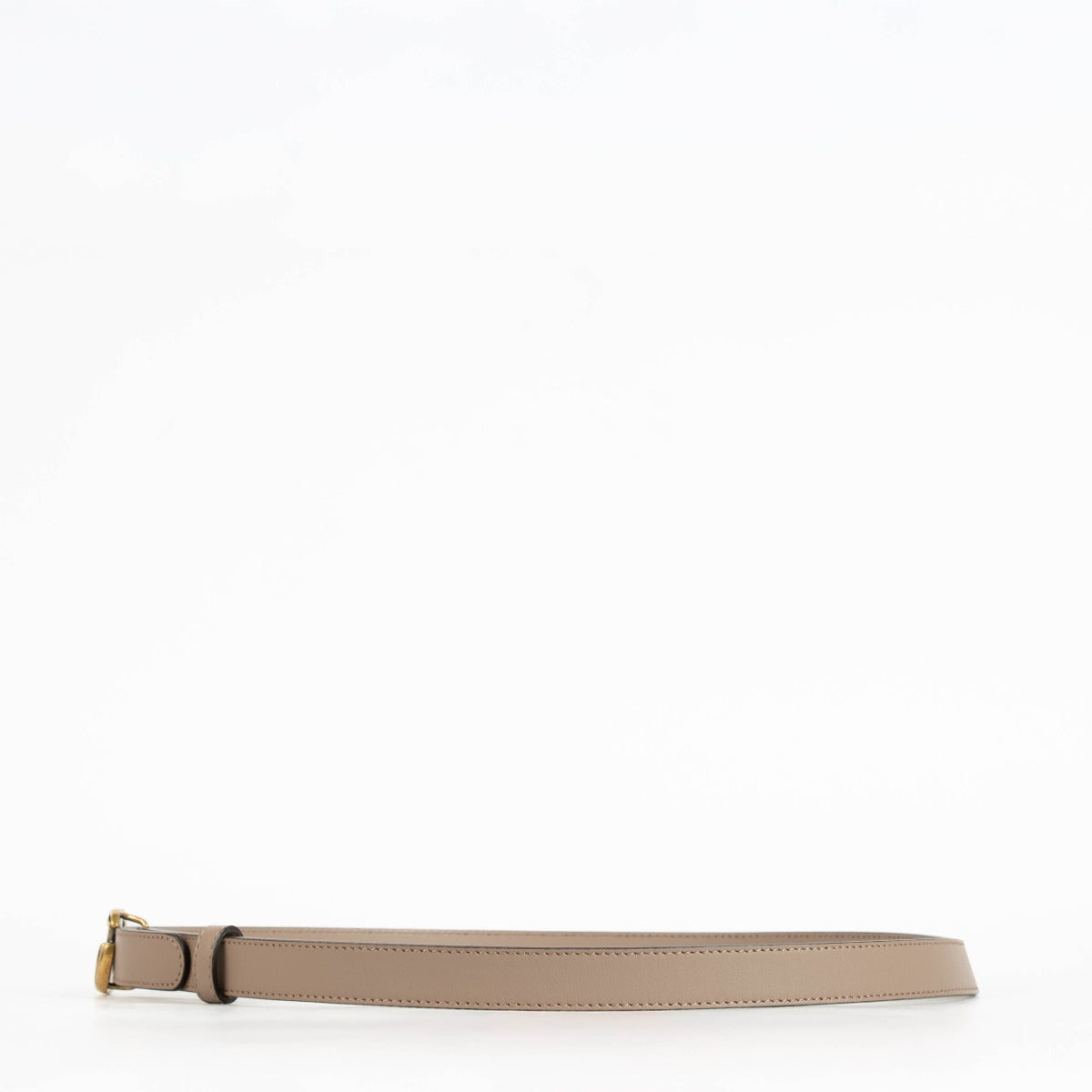 Shop the authentic Gucci Beige GG Marmont Slim Belt second hand on Labellov.com