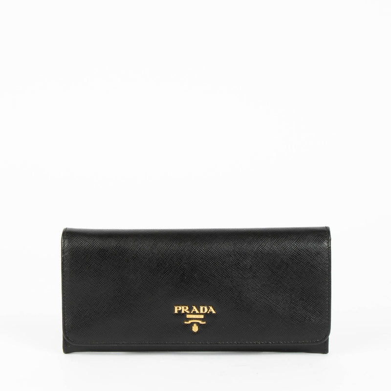 Shop Authentic Prada Black Saffiano Wallet on Labellov.com