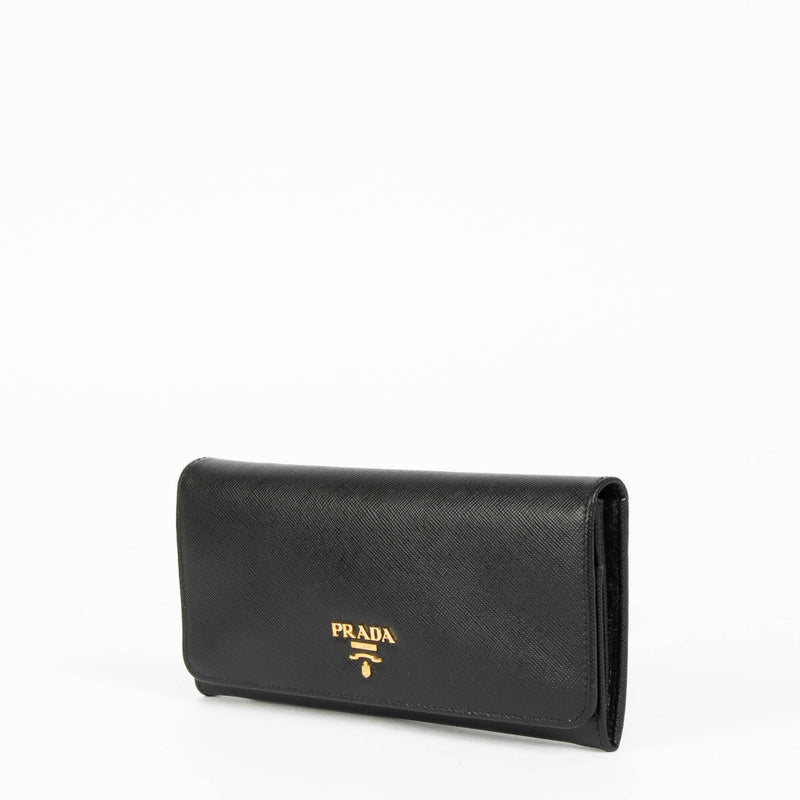 Shop Authentic Prada Black Saffiano Wallet on Labellov.com