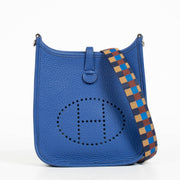 Authentic pre-loved Hermès Evelyne 16 Bleu Roi Clemence PHW on Labellov.com