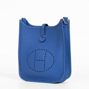 Authentic pre-loved Hermès Evelyne 16 Bleu Roi Clemence PHW on Labellov.com