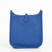 Authentic pre-loved Hermès Evelyne 16 Bleu Roi Clemence PHW on Labellov.com