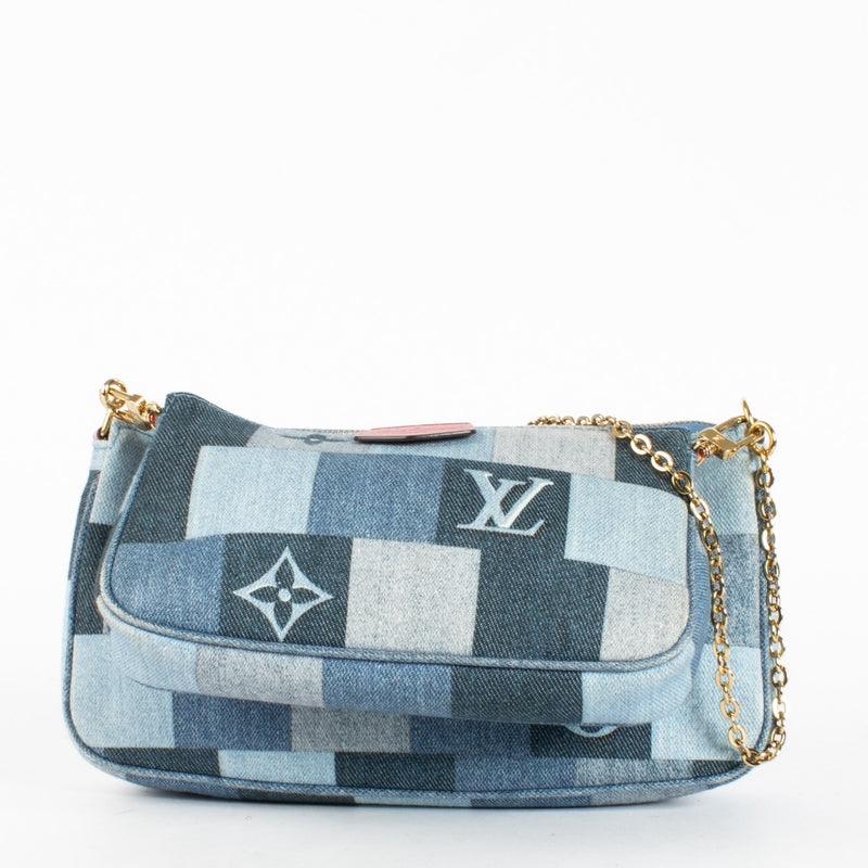 Authentic second-hand Louis Vuitton Denim Monogram Multipochette Shoulder Bag on labellov.com