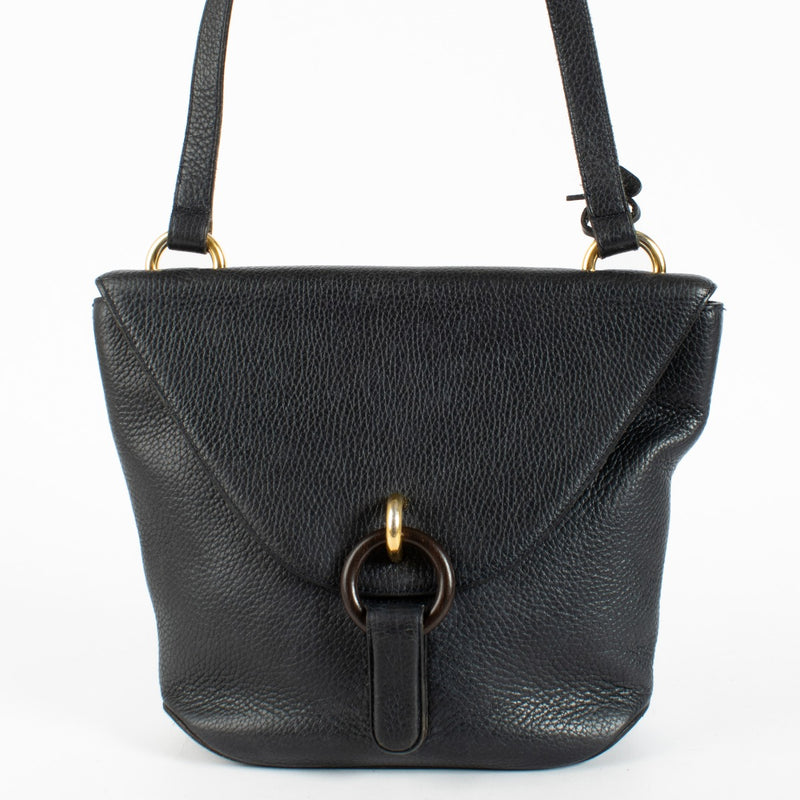 Authentic pre-loved Delvaux Navy Blue Mimosa Bag on Labellov.com
