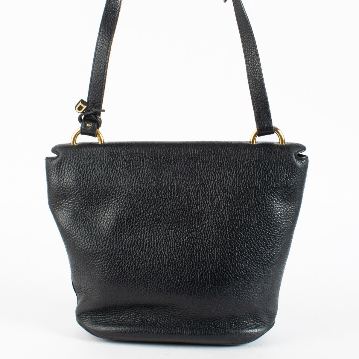 Authentic pre-loved Delvaux Navy Blue Mimosa Bag on Labellov.com