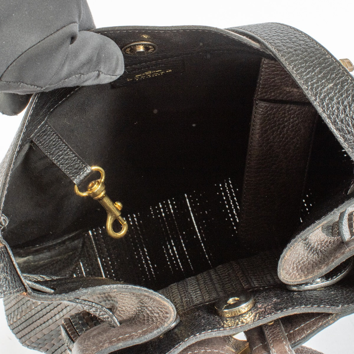 Authentic pre-loved Delvaux Brown Toile de Cuir Souverain Shoulder Bag on Labellov.com