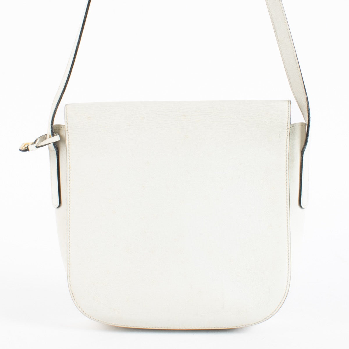 authentic preloved Delvaux White Orphé Crossbody on Labellov.com