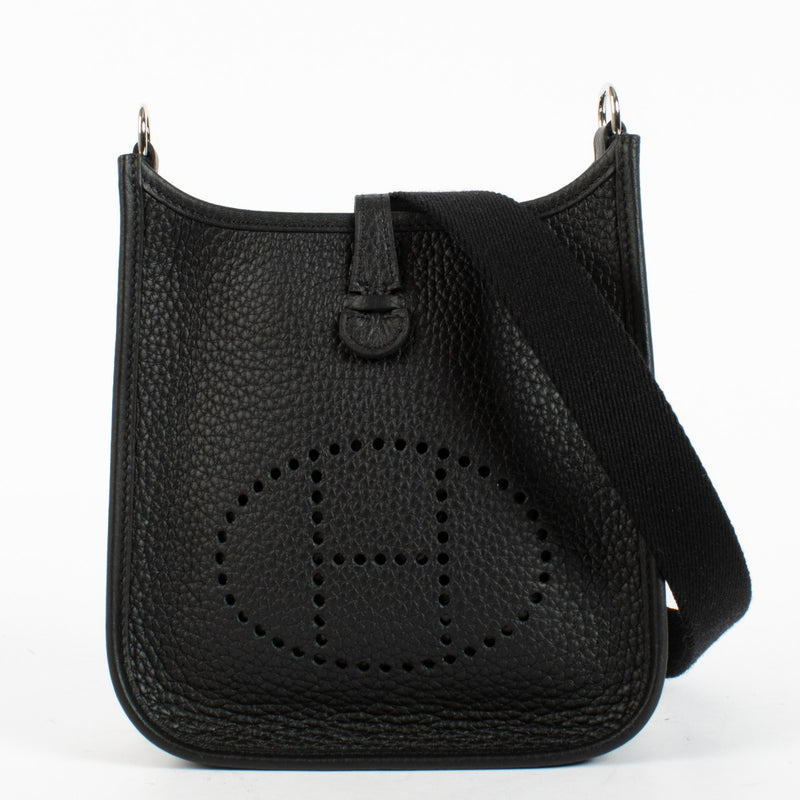 Hermès Evelyne 16 Zwart Clemence PHW
