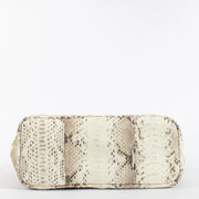 Authentic Preloved Jimmy Choo Grey Snakeskin Shoulder bag on labellov.com