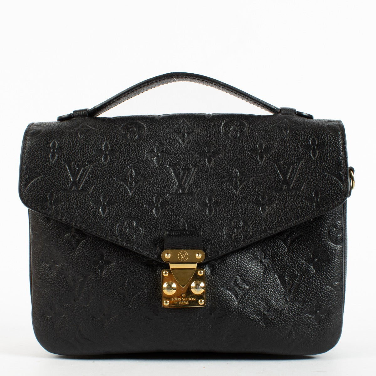 Louis Vuitton Black Monogram Empreinte Pochette Metis