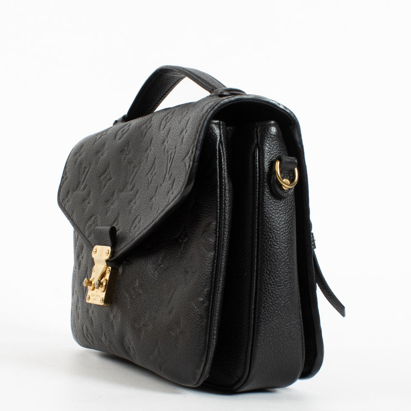 Louis Vuitton Black Monogram Empreinte Pochette Metis