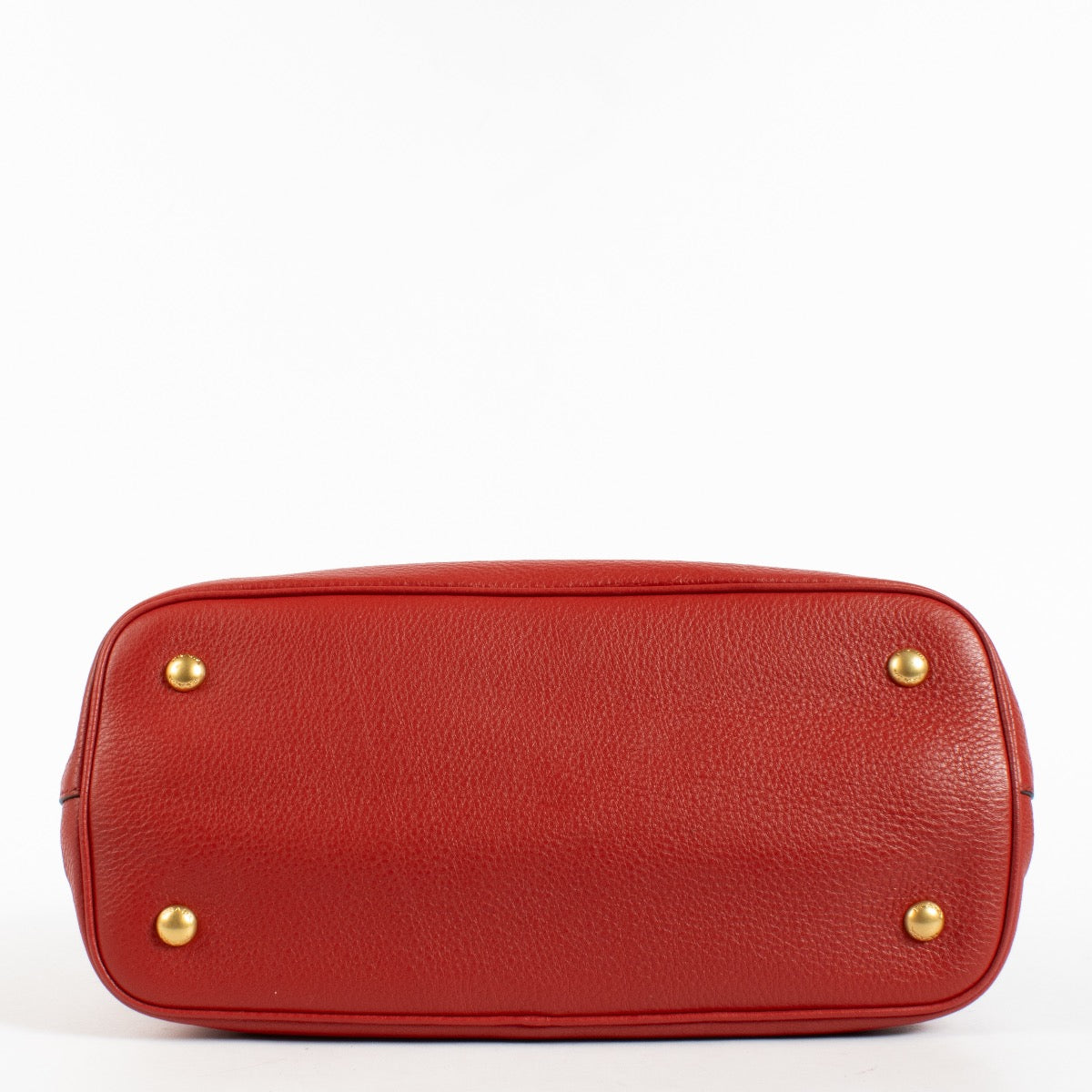Authentic Preloved Prada Red Vitello Daino Handbag on Labellov.com