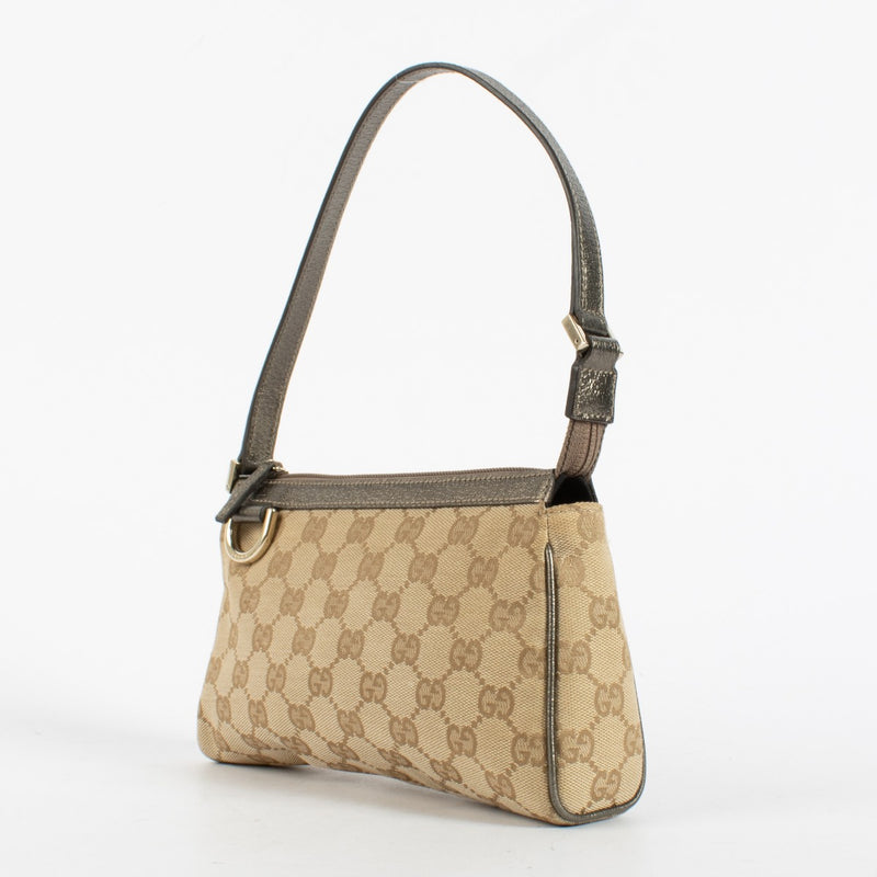 Authentic pre-loved Gucci Beige GG Canvas Mini Bag on Labellov.com