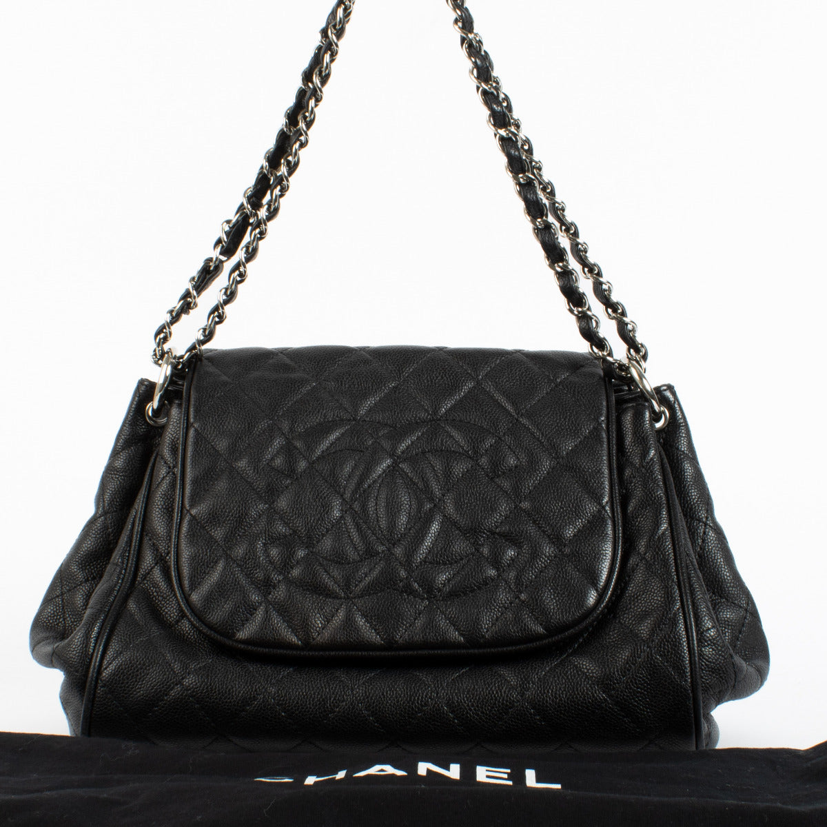 Chanel Black Caviar Timeless CC Shoulder Bag for the best price at Labellov