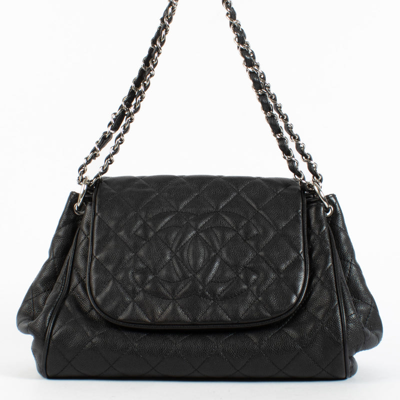 Chanel Black Caviar Timeless CC Shoulder Bag