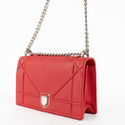 Authentic Second Hand Christian Dior Red Medium Diorama Bag on Labellov.com