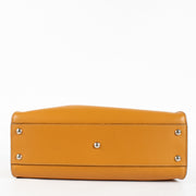 Authentic Second Hand Fendi Ginger Latte Granite Medium Peekaboo Bag on Labellov.com
