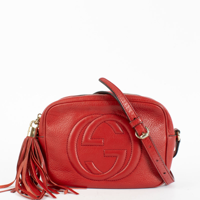 Sac bandoulière Gucci Soho Disco rouge